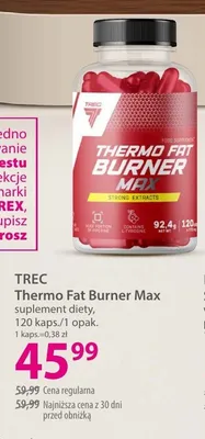 Suplement diety Trec Thermo Fat Burner Max promocja w Hebe