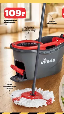 Mop obrotowy Vileda Turbo promocja w Netto
