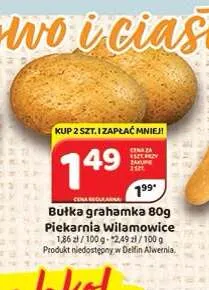 Bułka grahamka Piekarnia Wilamowice promocja w Delfin