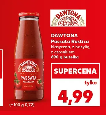 Passata Rustica klasyczna Dawtona promocja w Kaufland