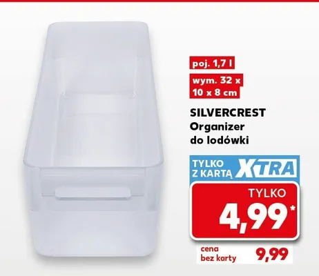 Organizer do lodówki Silvercrest 1,7 l promocja w Kaufland