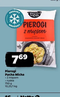 Pierogi ruskie Pycha Micha promocja w Netto