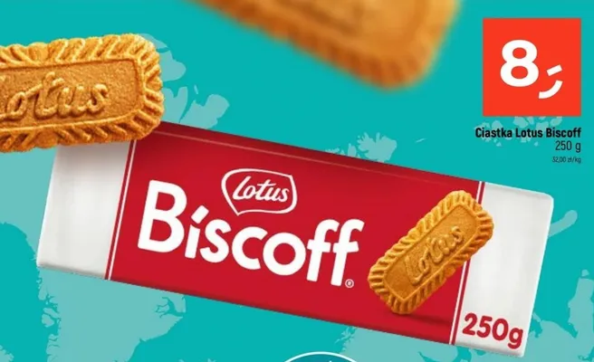 Ciastka Lotus Biscoff promocja w Dealz