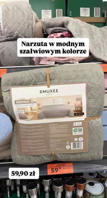 Narzuta na łóżko 220x200 cm promocja w Biedronka