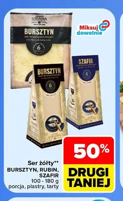 Ser żółty Rubin Skarby Serowara promocja w Carrefour