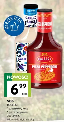 Sos Roleski pizza pepperoni promocja w Intermarche