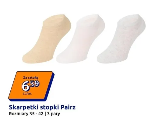 Skarpetki stopki promocja w Action