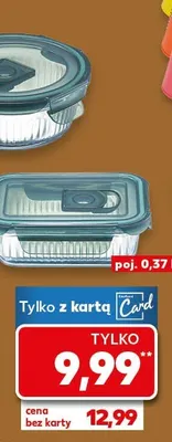 Pojemnik szklany żaroodporny poj. 0.37l promocja w Kaufland