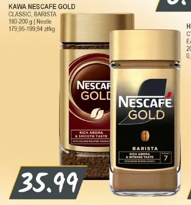 Kawa rozpuszczalna Nescafé Gold Classic promocja w Słoneczko