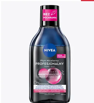 Płyn micelarny, profesjonalny, do wszystkich typów cery, dwufazowy promocja w Rossmann