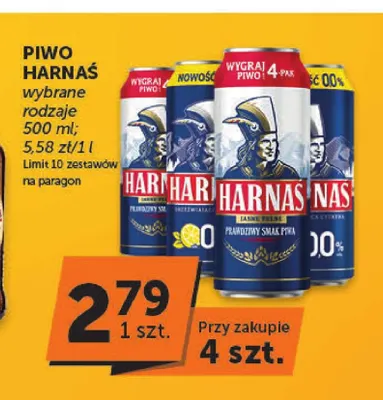 Piwo Harnaś promocja w Groszek