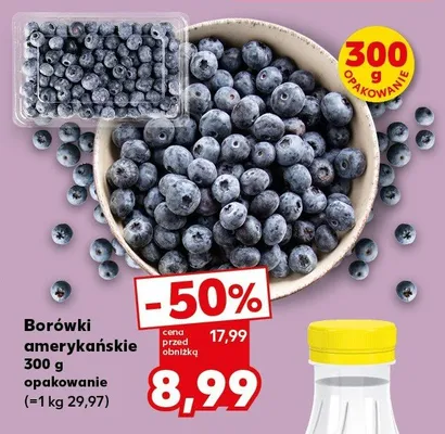 Borówki amerykańskie promocja w Kaufland