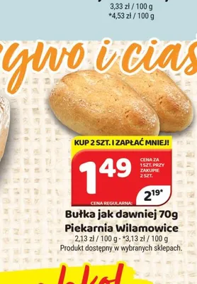 Bułka jak dawniej Piekarnia Wilamowice promocja w Delfin