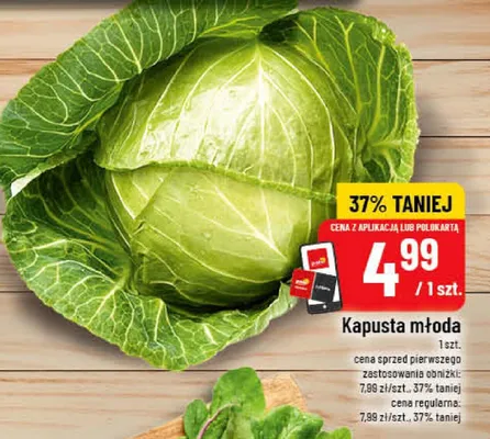 Kapusta młoda promocja w POLOmarket