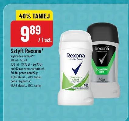 Sztyft Rexona promocja w POLOmarket