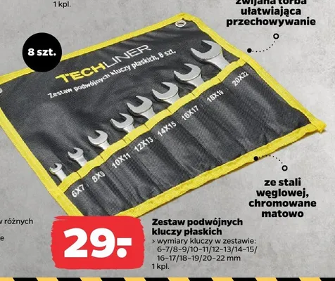 Zestaw podwójnych kluczy płaskich promocja w Netto