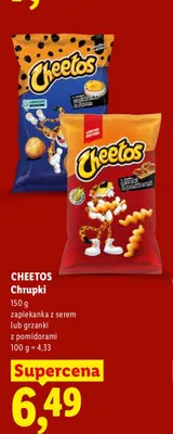 Chrupki zapiekanka z serem Cheetos promocja w Lidl