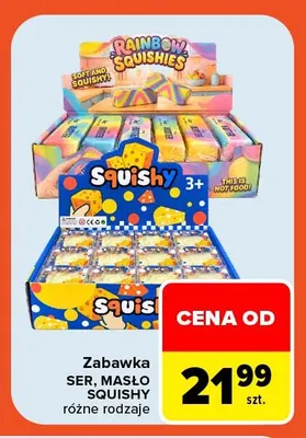Zabawka masło Squishy promocja w Carrefour