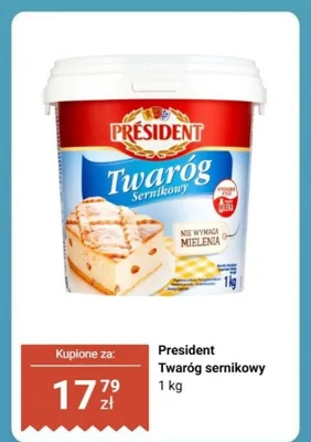 Twaróg sernikowy promocja w Biedronka