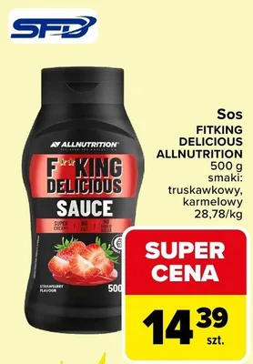 Sos FitKing Delicious Allnutrition różne rodzaje promocja w Carrefour