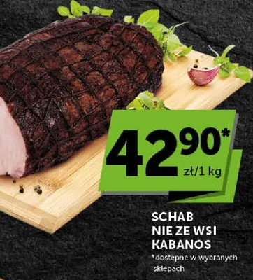 Schab nie ze wsi kabanos promocja w Groszek