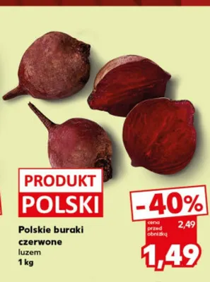 Buraki czerwone polskie Kaufland promocja w Kaufland