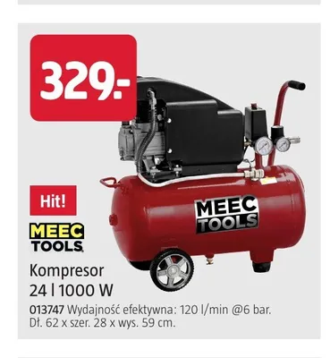 Kompresor Meec Tools promocja w Jula