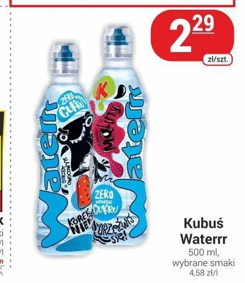 Woda smakowa Kubuś Waterrr truskawka promocja w Delikatesy Sezam