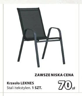 Krzesło Leknes promocja w Jysk