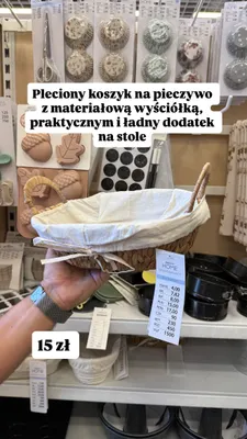 Pleciony koszyk na pieczywo Pepco Home promocja w Pepco