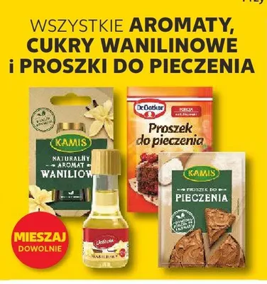 Aromaty cukry wanilinowe i proszki do pieczenia promocja w Kaufland