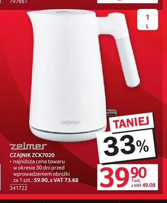 Czajnik zelmer ZCK7020 promocja w Selgros