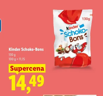 Kinder Schoko-Bons promocja w Lidl