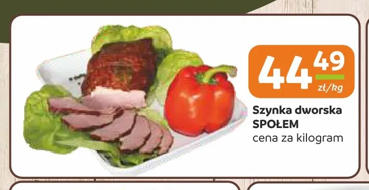 Szynka dworska Społem promocja w Społem Częstochowa