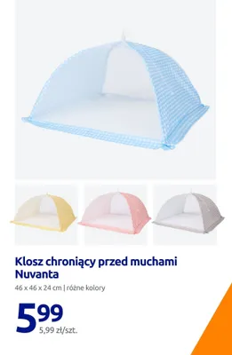 Klosz chroniący przed muchami 46x46x24 cm, różne kolory promocja w Action