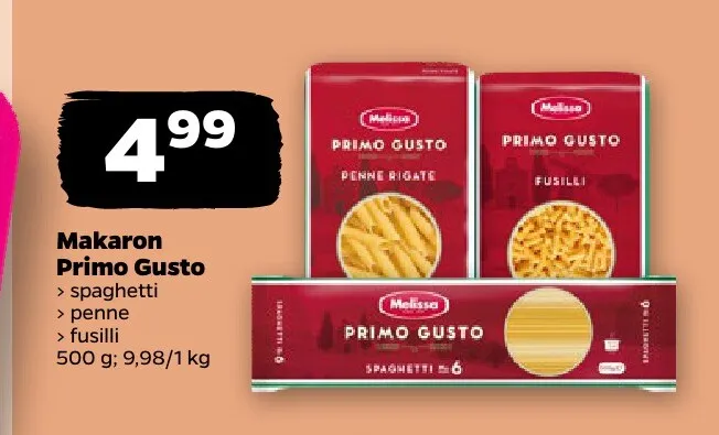 Makaron penne Primo Gusto promocja w Netto