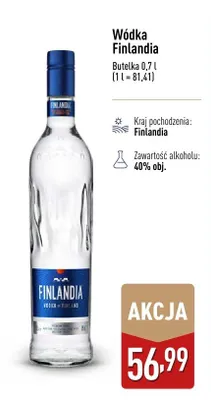 Wódka Finlandia promocja w Aldi