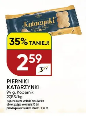 Pierniki Katarzynki Kopernik promocja w Chata Polska