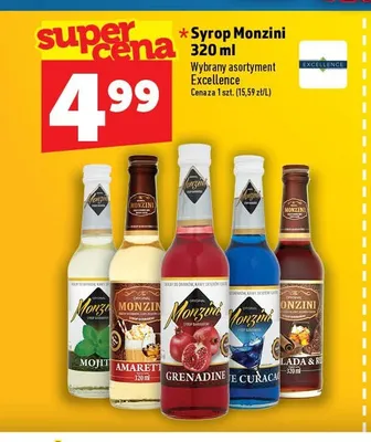 Syrop Blue Curacao Monzini promocja w TOPAZ