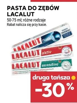 Pasta do zębów Lacalut promocja w Stokrotka