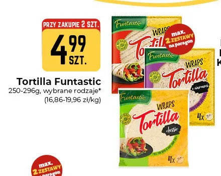 Tortilla Funtastic classic promocja w Społem Częstochowa