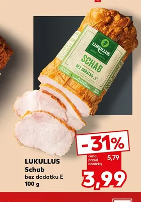 Schab bez dodatku E Lukullus promocja w Kaufland