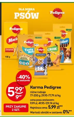Przysmak dla psów Pedigree Rodeo promocja w Żabka