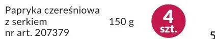 Papryka czereśniowa z serkiem promocja w Makro
