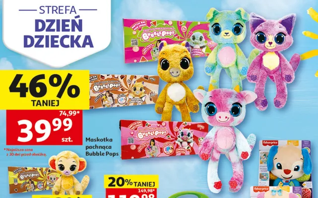 Maskotka pachnąca Bubble Pops promocja w Auchan