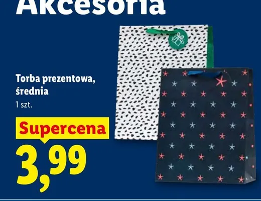 Torba prezentowa średnia promocja w Lidl