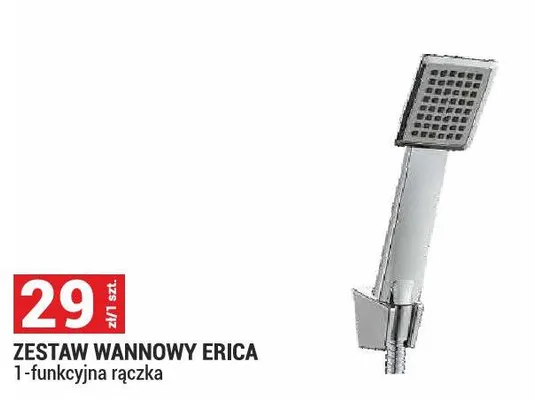 Zestaw wannowy Erica 1-funkcyjna rączka promocja w Merkury Market