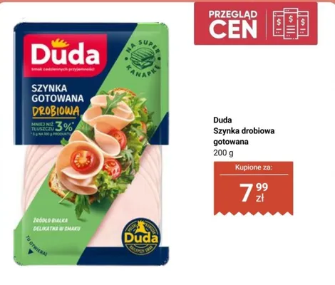Szynka drobiowa gotowana promocja w Biedronka