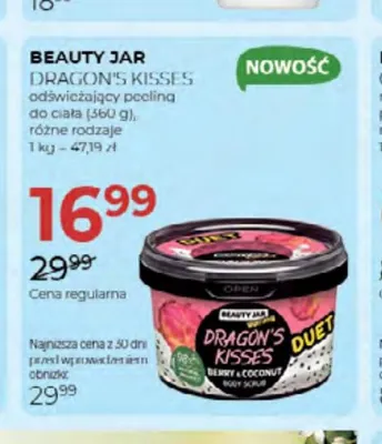 Odświeżający peeling do ciała Beauty Jar Dragon's Kisses promocja w Drogerie Jawa