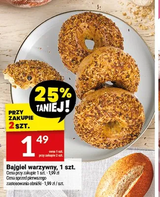 Bajgiel warzywny promocja w Twój Market